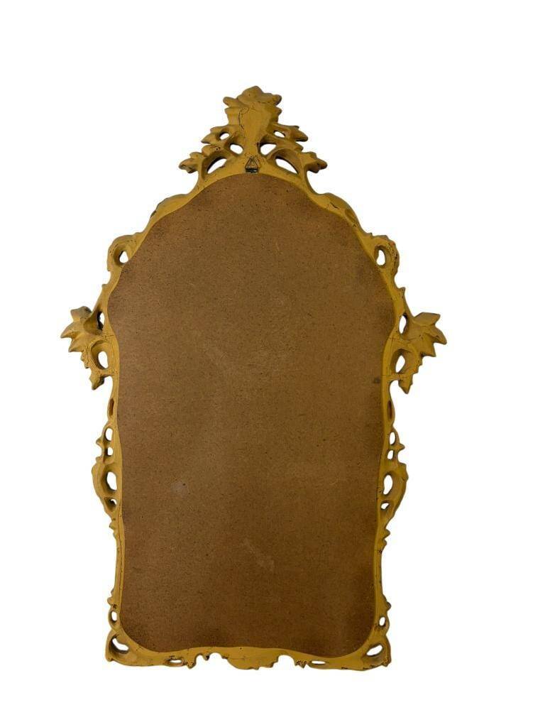 Vintage gold baroque wall mirror
