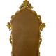 Vintage gold baroque wall mirror