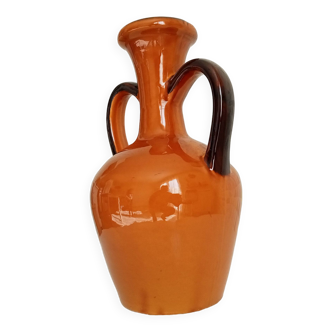 Ceramic amphora vase from the 70s Lézignan