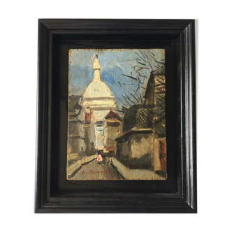 View of Montmartre, Paris, by A.Burger