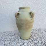 Terracotta potiche with 60s handles