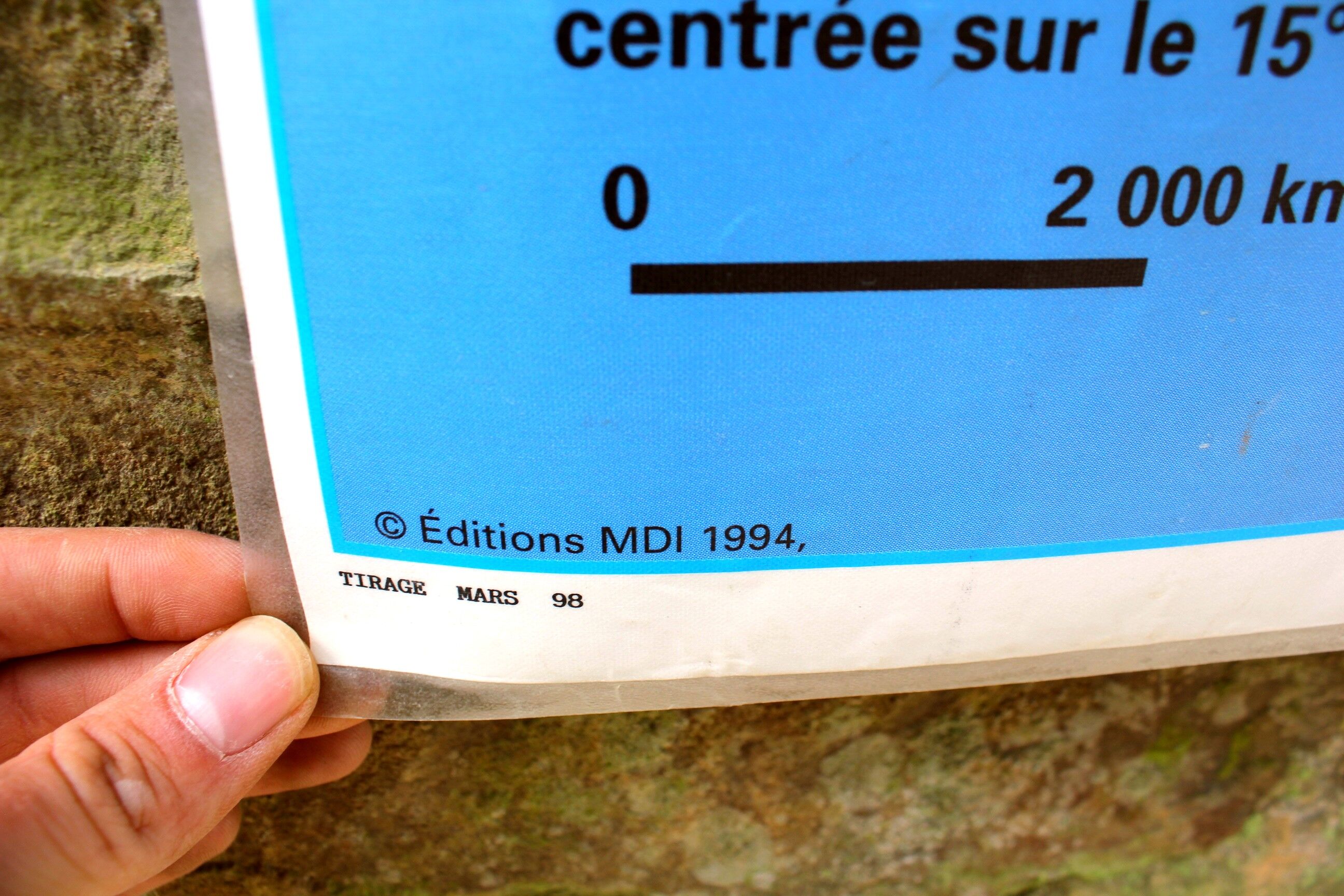 Map MDI 1994 vintage school map