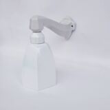 Decorative porcelain and glass wall lamp