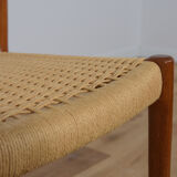 Mid-century dining chairs model 77 by Niels Otto Møller for J.L. Møllers, 1960s, Set of 4