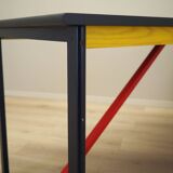 Acacia desk, Italian design, 1980s, production: Italy