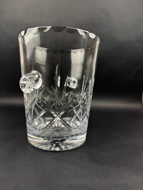 Cut crystal champagne bucket