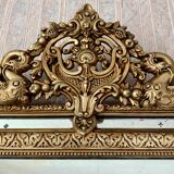 Golden antique mirror with dragon parclose, 119x75 cm