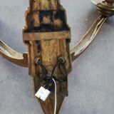 Art Deco wall lamp 30s in bronze