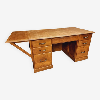 Vintage desk oak 80 x 150 cm