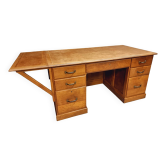 Vintage desk oak 80 x 150 cm