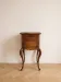 Table de chevet style Louis XV en bois et marbre