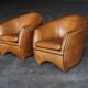 Vintage Lounge Chairs by Bart Van Bekhoven for Artistiek, 1990s, Set of 2