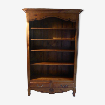 Solid cherry bookcase