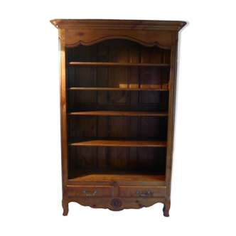 Solid cherry bookcase