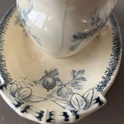 Sauce boat U & Cie Sarreguemines model “currants”