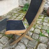 Extendable garden table with four chairs