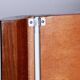 Bauhaus Czechia Sideboard in Walnut and Chrome-Plated Steel by Robert Slezak, 1930s