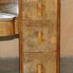 Art Deco dressing table in satin walnut with mirror, circa 1930.