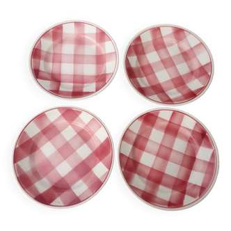 4 Givors tile soup plates