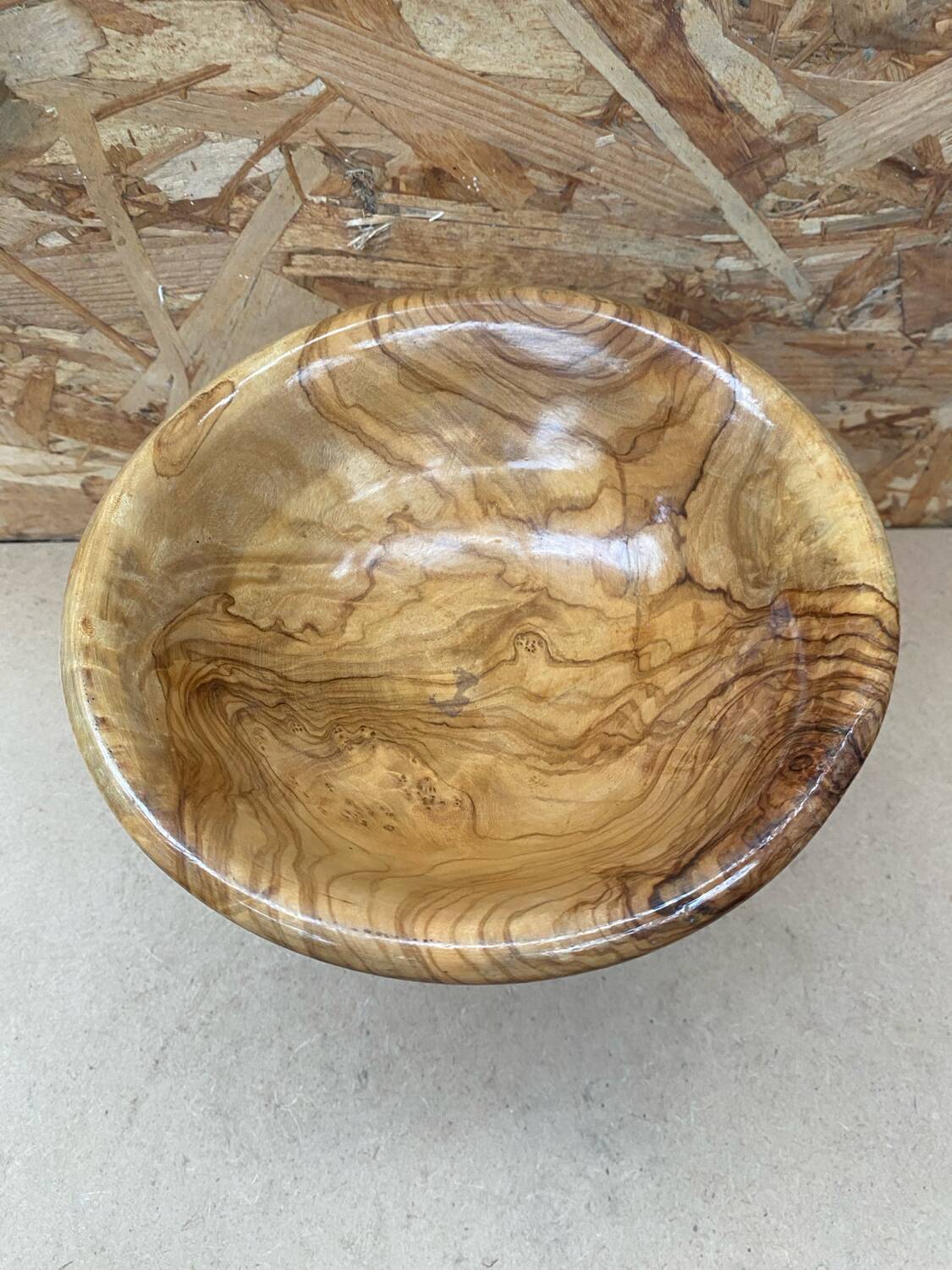 Antique Vintage Turned Wood Centerpiece Cup