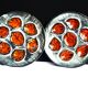 Hand-painted oyster plates - Plates from Pornic, France