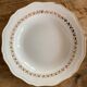 Deep plates with golden ivy pattern l'amandinoise