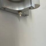 Vintage chrome and opaline metal wall light, Germany 1960