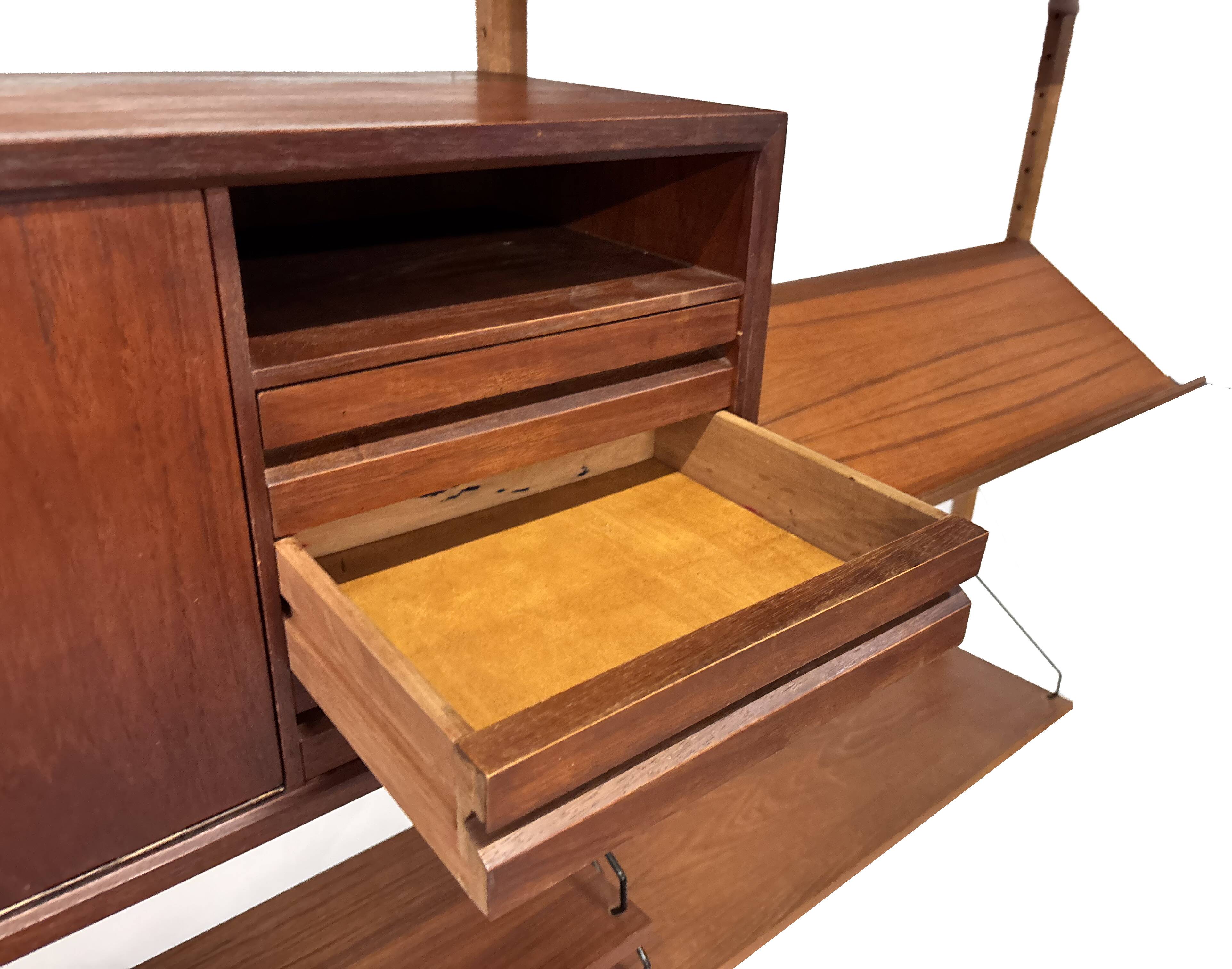 Vintage Poul Cadovius Royal System wall system wall unit