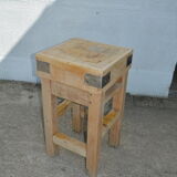Old butcher block