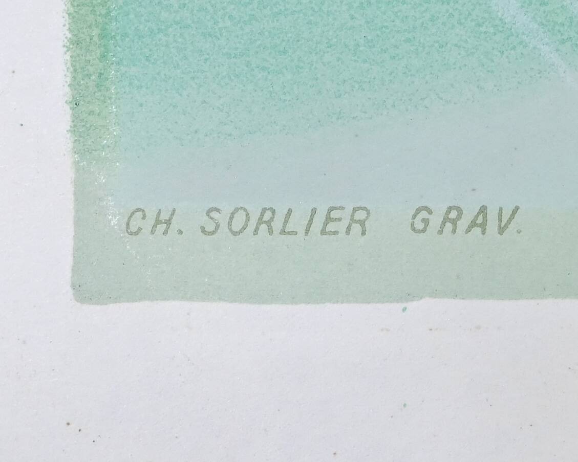 Charles Sorlier, Epsom 39 (after Raoul Dufy). Lithograph. c.1960.