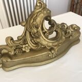 Gold plaster wall shelf