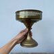Vintage gilded footed bowl