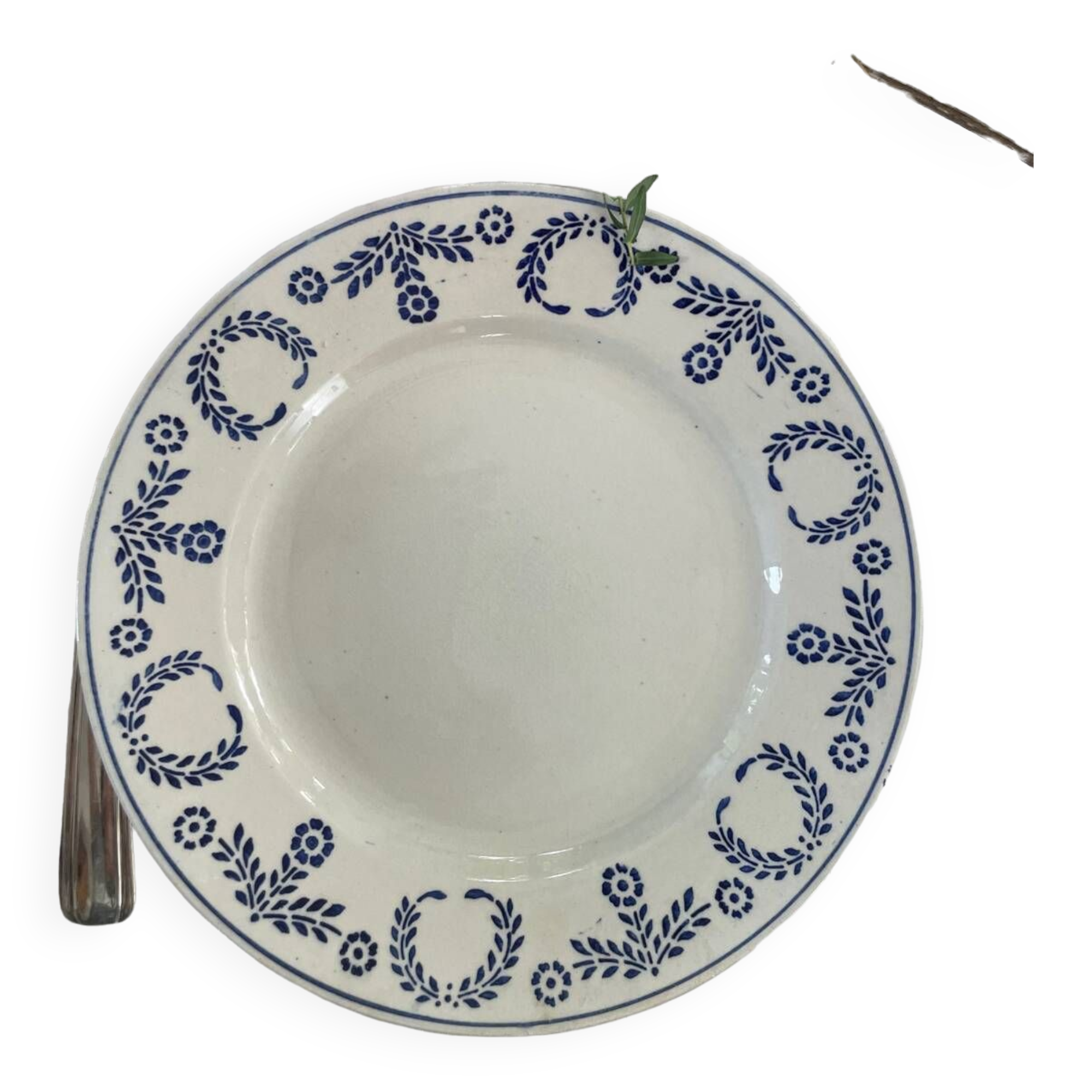 4 Luneville flat plates dating from 1890