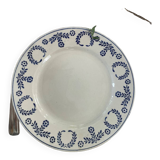4 Assiettes plates  Luneville datant de 1890