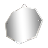 Octagonal mirror beveled Art Deco