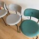 Chaises Gubi Coco Dining – entièrement rembourrées – lot de 4