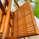 Foldable Bamboo Magazine Rack