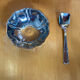 Ice Cream Service GUY DEGRENNE Tray + 6 Bowls + 6 Vintage Spoons