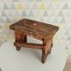 Tabouret, marche pied campagnard ancien