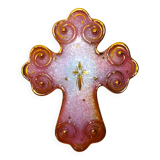 1990s Atelier P. Bonhomme Limoges Enamel Cross - Handcrafted