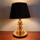 Small Art Deco lamp in copper glass