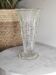 Vintage carved glass vase