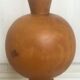 Turned wooden lamp