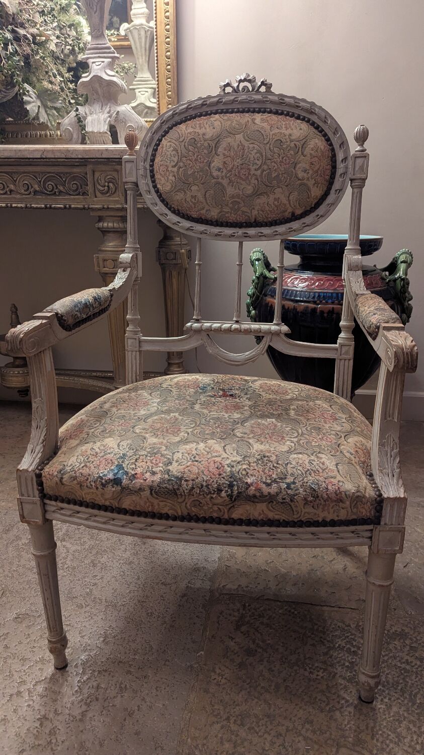 Pair of Louis XVI armchairs