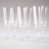 6 champagne flutes