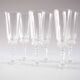 6 flutes champagne