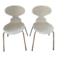 Pair of authentic FRITZ HANSEN/ARNE JACOBSEN Ant chairs
