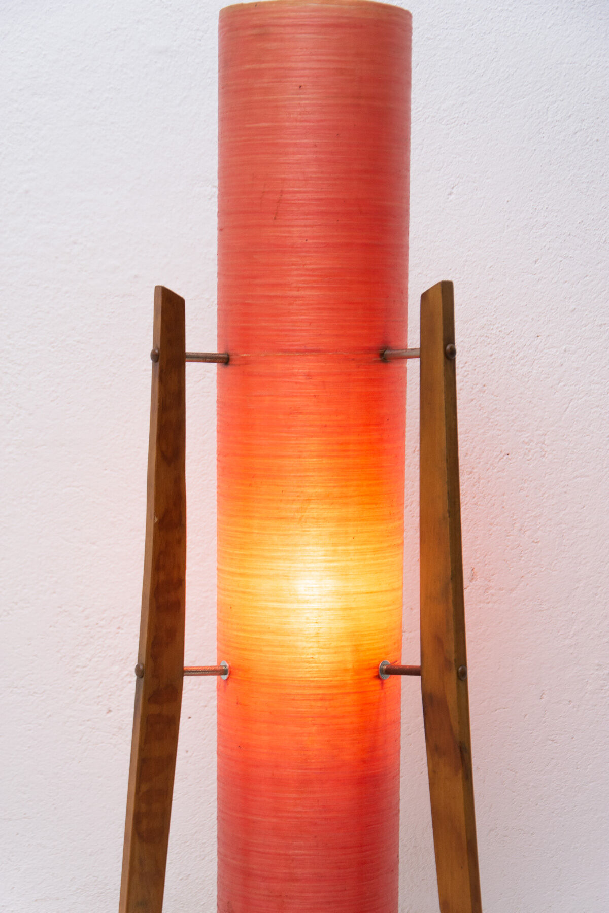 Mid century Rocket floor lamp, Brussels period, 1950´s, Czechoslovakia