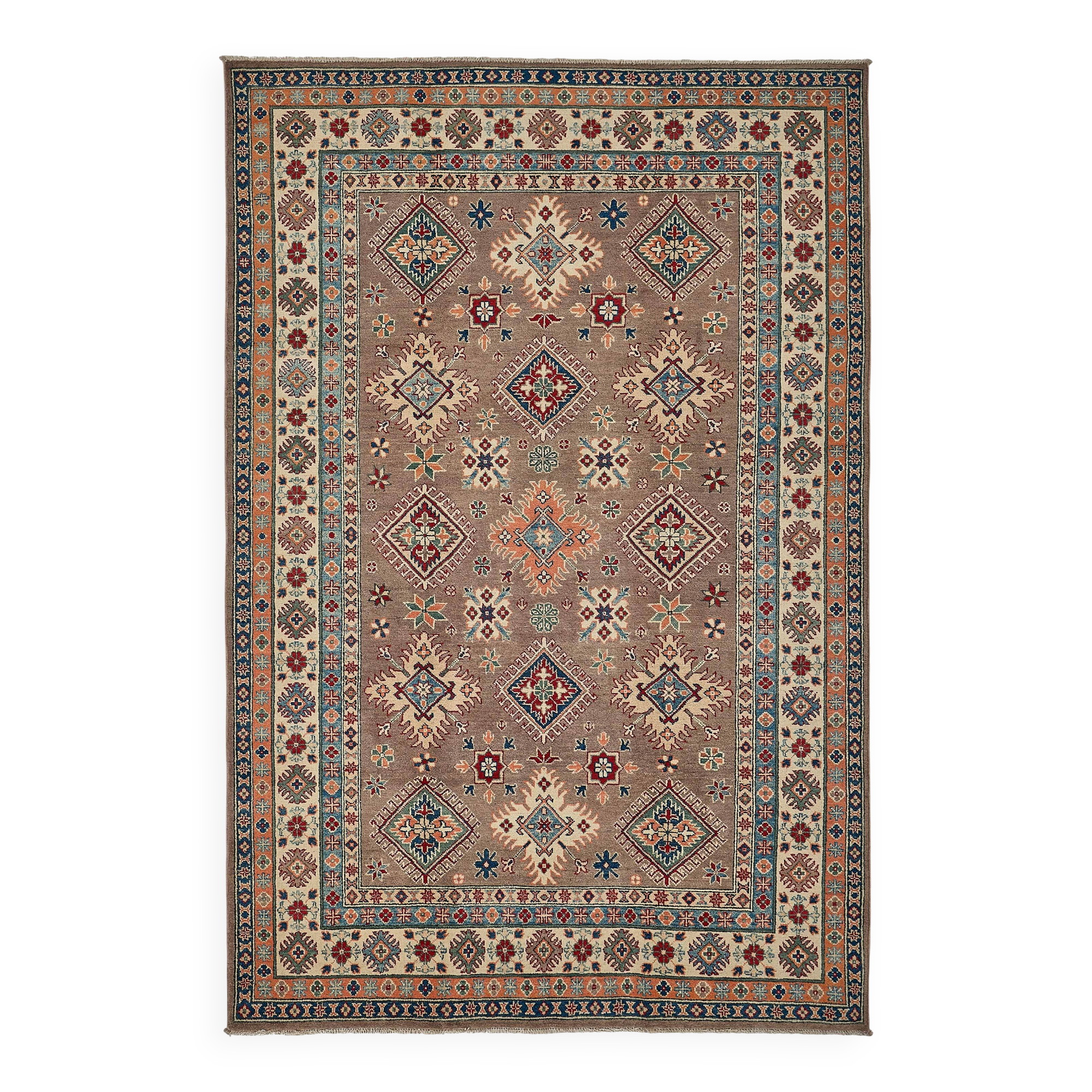 Turkish Handknotted Wool Oushak Rug 182 cm x 271 cm
