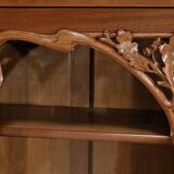 Blond Mahogany Bookcase, Art Nouveau – Early 20th Century